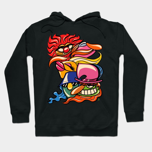 Dr. Teeth and the Electric Mayhem Psychedelic Hoodie by UzzyWorks